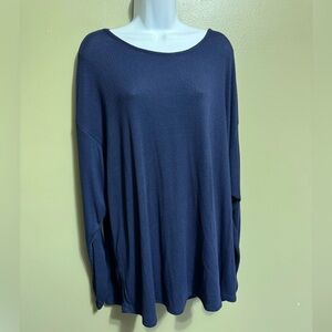 Lane Bryant top, blue, size 22/24. New with tags.